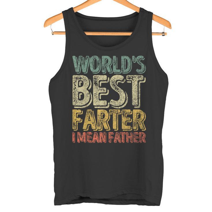 Divertente Festa Del Papà Camicia World Best Farter I Mean Father Canotta