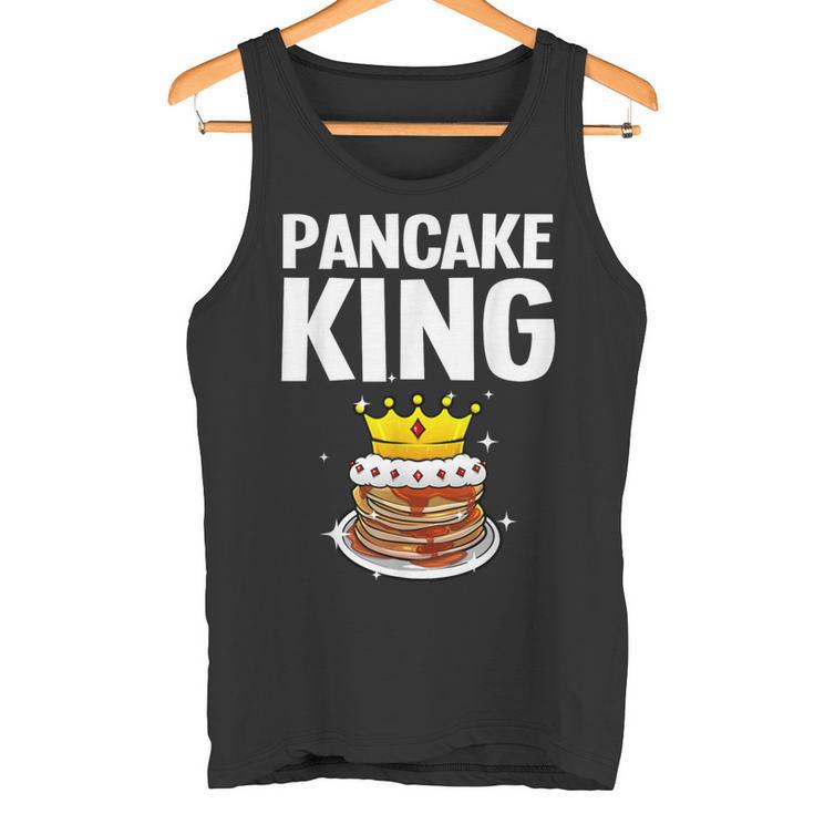 Divertente Pancake King Per Gli Amanti Dei Pancake Uomini Papà Ragazzi Canotta