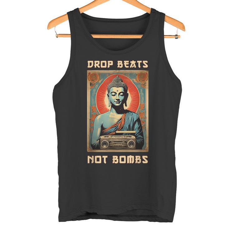 Drop Beats Not Bombs 反戦仏平和 タンクトップ