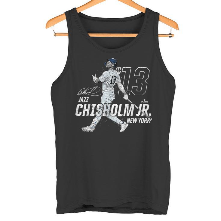 Dynamic Pose Jazz Chisholm Jr New York Baseball Mlbpa タンクトップ