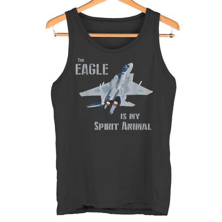 The Eagle Is Mypirit Animal F-15 戦闘機 飛行機 タンクトップ