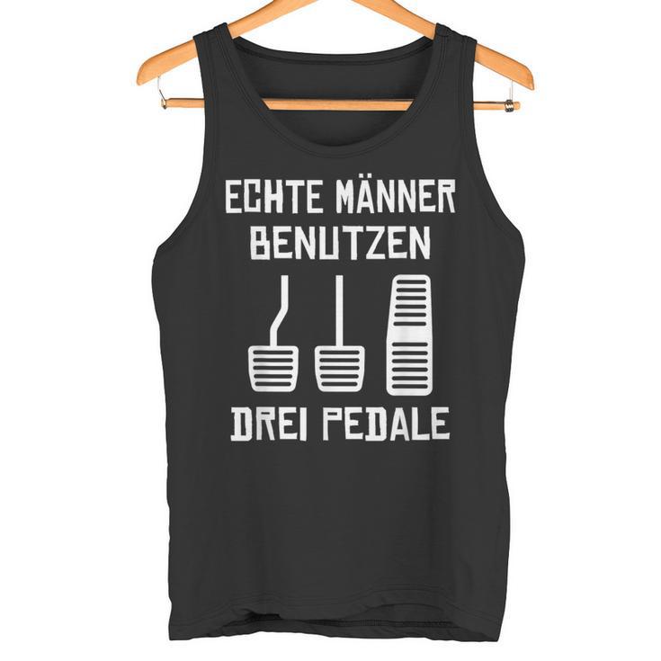 Echte Männer Benutzen Drei ペデール 旧車 手動運転 タンクトップ