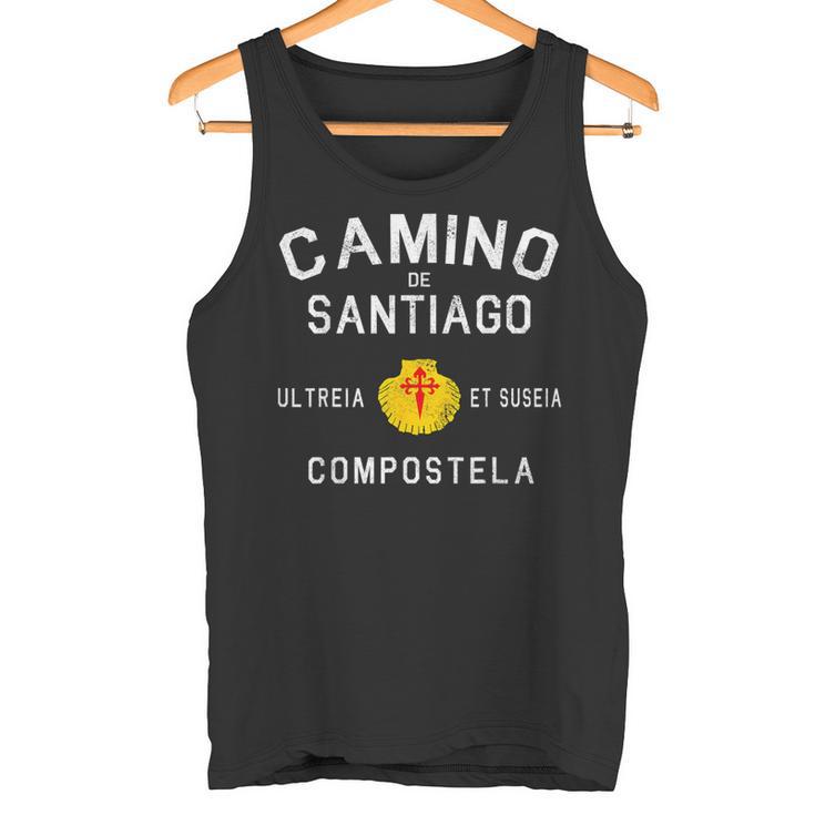 El Camino Deantiago Buen Caminot James Way ハイキングギフト タンクトップ