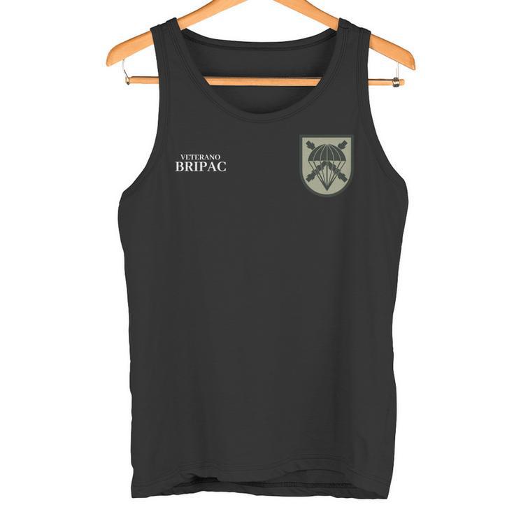 Emblema Bripaceterano Ejército Español Paracaidista Manga Larga Camiseta sin mangas