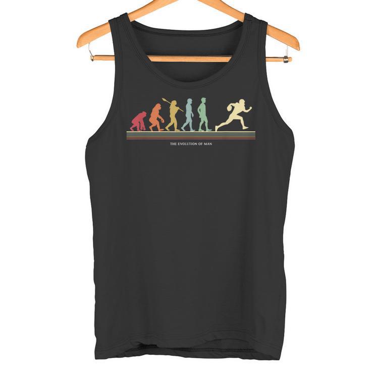 The Evolution Of Man アメリカンフットボール選手 タンクトップ