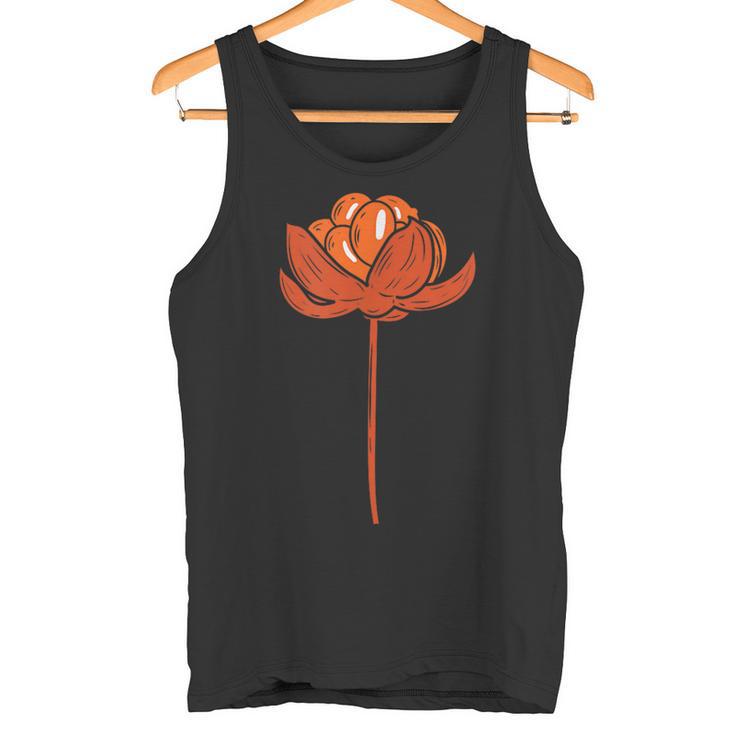 Fruta Escandinava Exótica Cloudberry Camiseta sin mangas