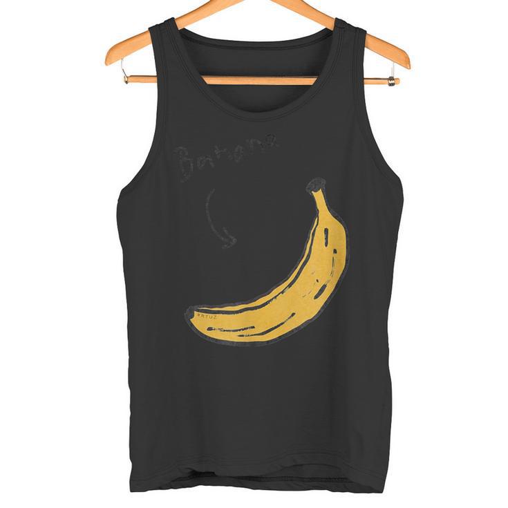 Frutaegana Plátanos Humor Plátanoegano Divertido Plátano Camiseta sin mangas