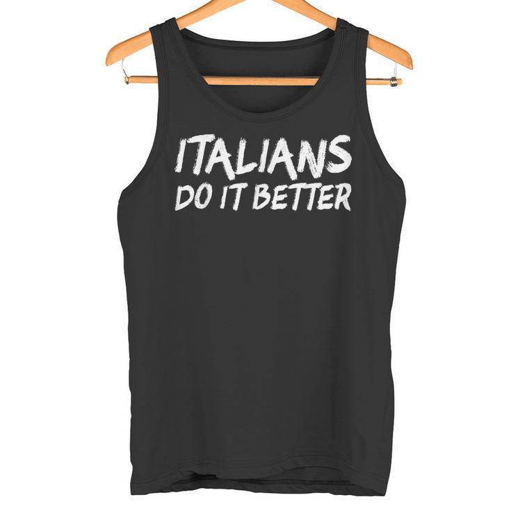 Italians Do It Better タンクトップ