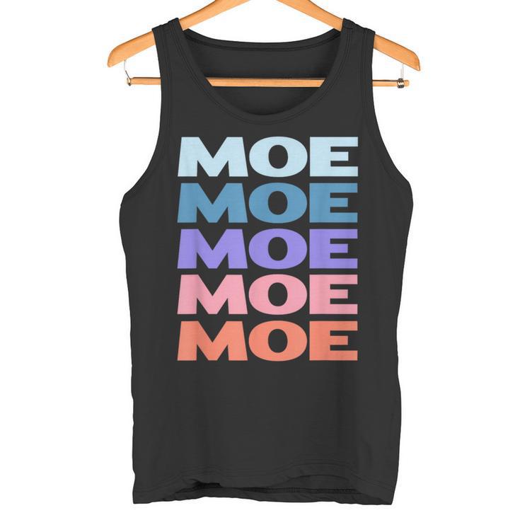 Modern Repeated Text Moe タンクトップ