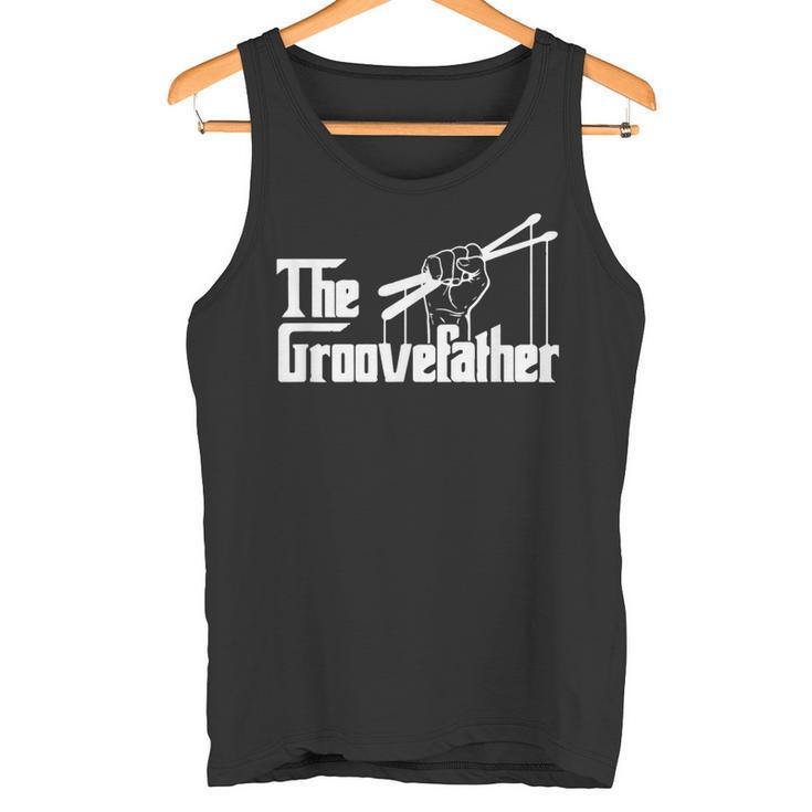 The Groovefatherintage Drumsドラミングバンドドラマー タンクトップ