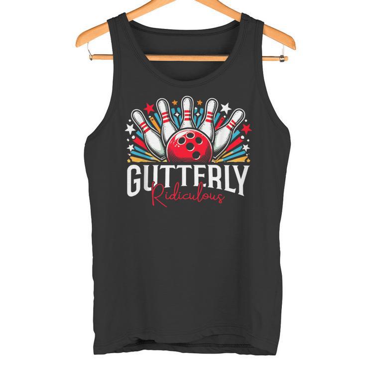 Gutterly とんでもないボーリングスポーツボウラー タンクトップ