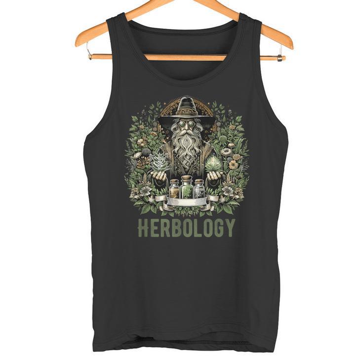 Herbology マジカルハーブ ヴィンテージ 神秘的な植物 タンクトップ