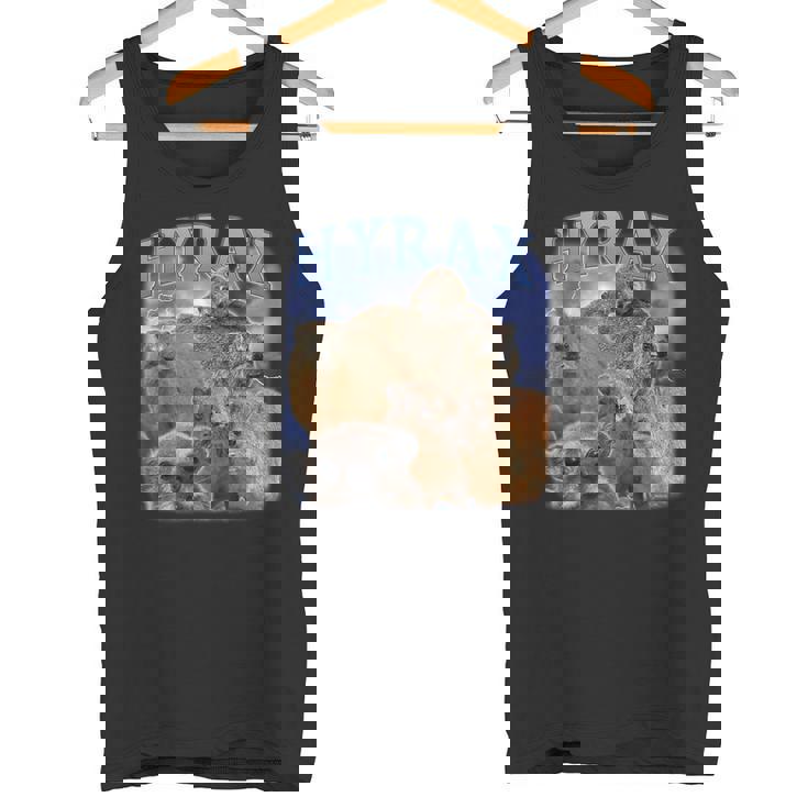 Hyrax Fire Meme Animal Lover ユーモア ロック ハイラックス タンクトップ