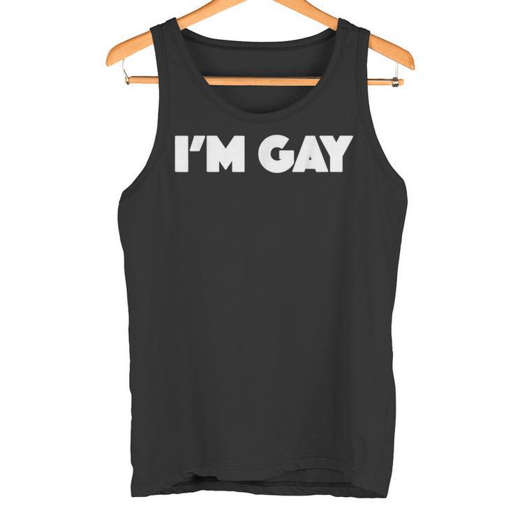 I'm Gay タンクトップ