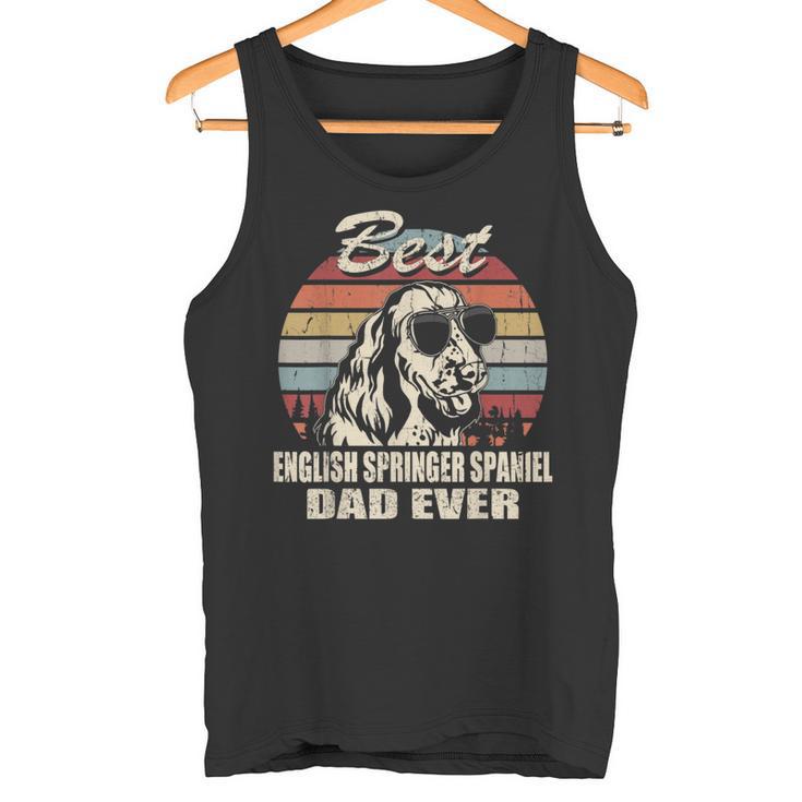 Il Miglior Papà Inglesepringerpaniel Dad Everintage Retro Dad Canotta