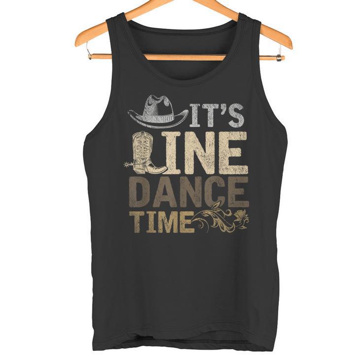 Its Line Dance Time ギフトアイデア ホースダンスライン タンクトップ