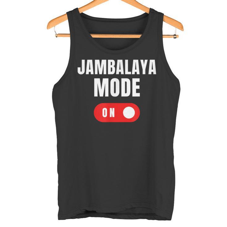 Jambalaya モード 面白い文字 食べ物愛好家に最適 スープ ユーモア タンクトップ