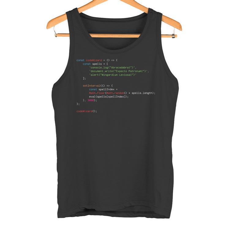 Javascript コードウィザード プログラミング構文 ウェブ開発者 タンクトップ