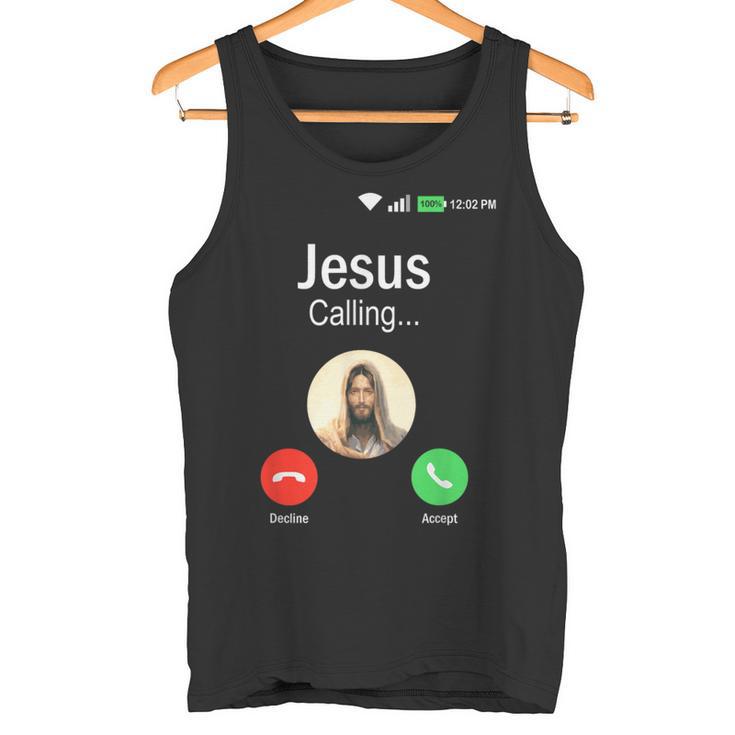 Jesus Is Calling I Jessus Calls An & タンクトップ