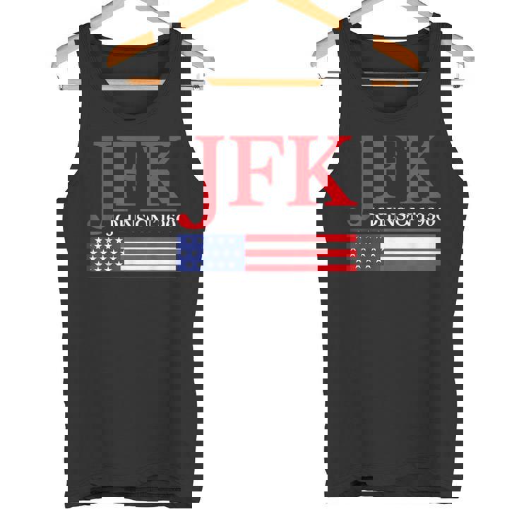 Jfk ヴィンテージ 政治 ジョン F ケネディ ジョンソン 1960 タンクトップ