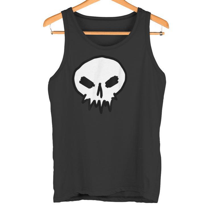 Thekull スカルシャツ ゴスデザイン パンク タンクトップ