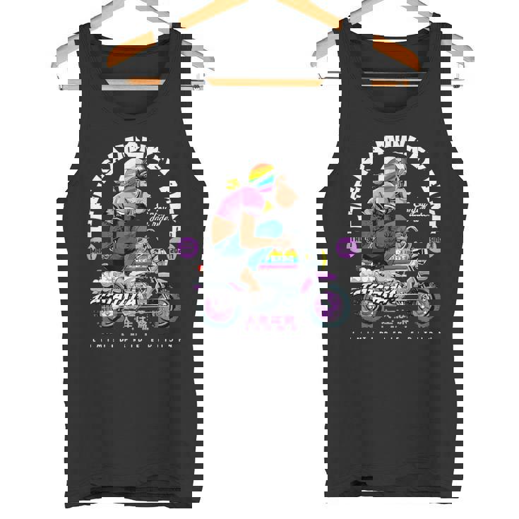Life Is A Monkey Bike Fun ビンテージ バイカー プライドエディション タンクトップ