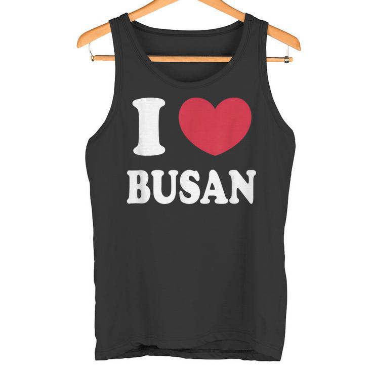 I Love Busan 釜山が大好きです タンクトップ