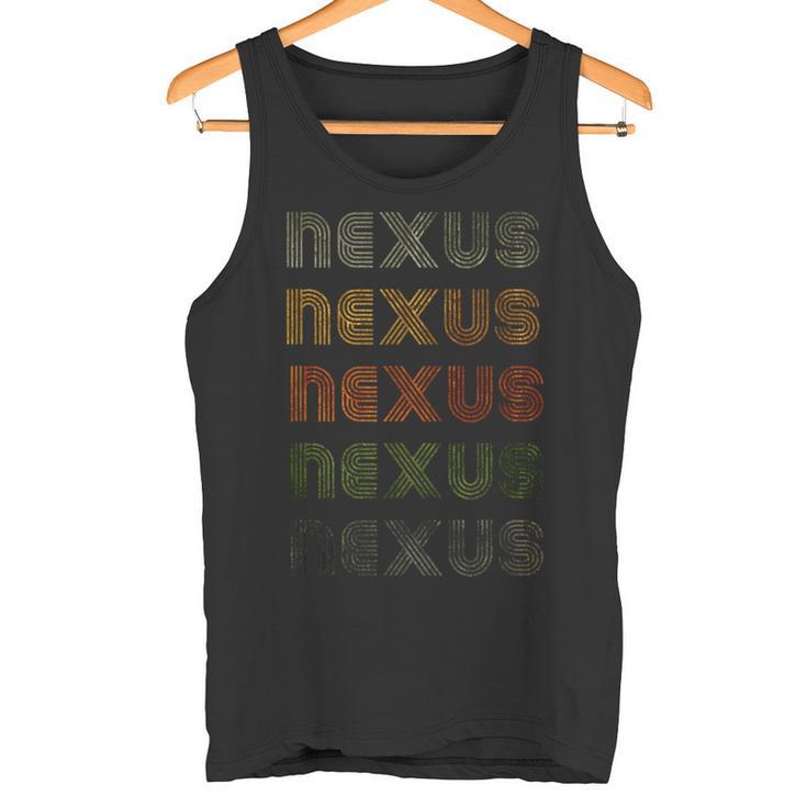 Love Heart Nexus グランジ ビンテージスタイル ブラック ネクサス タンクトップ