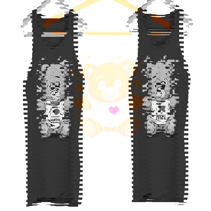 I Love Hiratsuka Teddy Bear 平塚テディベア大好き タンクトップ
