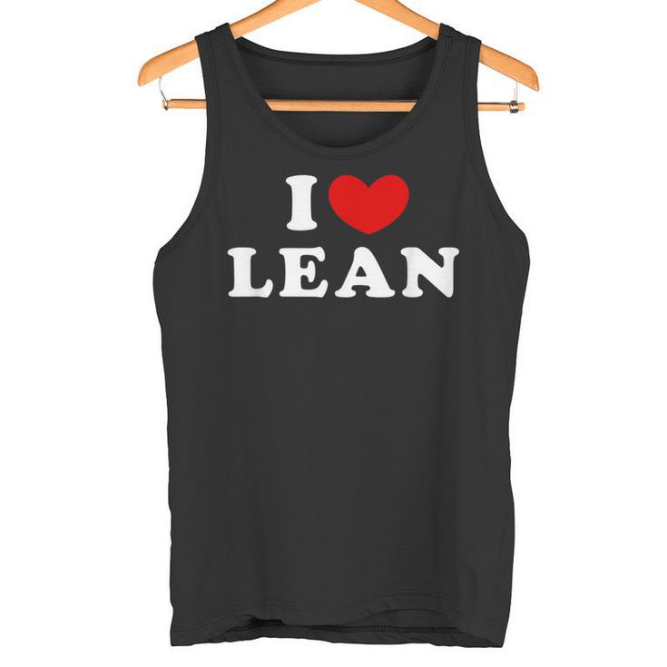 I Love Lean 私は愛する Lean タンクトップ