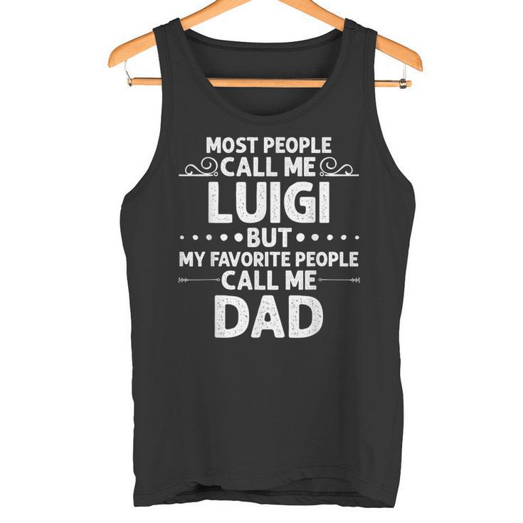 Luigi Nome Regalo Divertente Per La Festa Del Papà Canotta