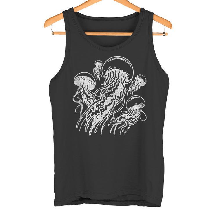 Medusas Divertidas Diseño De Medusas In Mangas Camiseta sin mangas