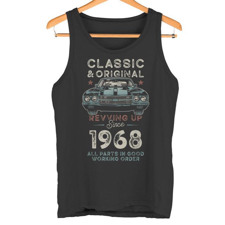Nacido En 1968 Muscle Car 58 Cumpleaños Camiseta sin mangas