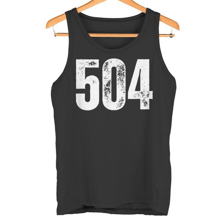 New Orleans 504 Area Code タンクトップ