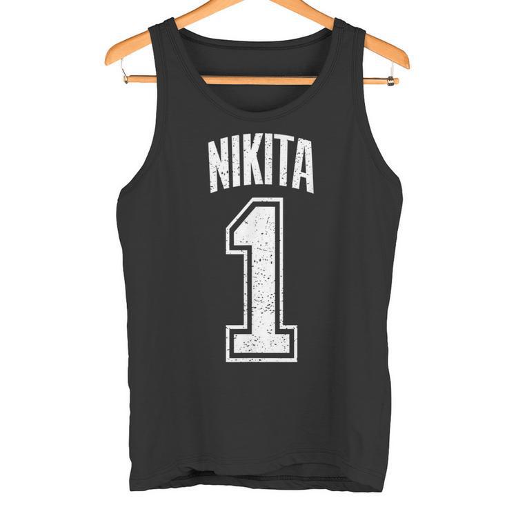Nikitaサポーター番号 1番の大ファン タンクトップ