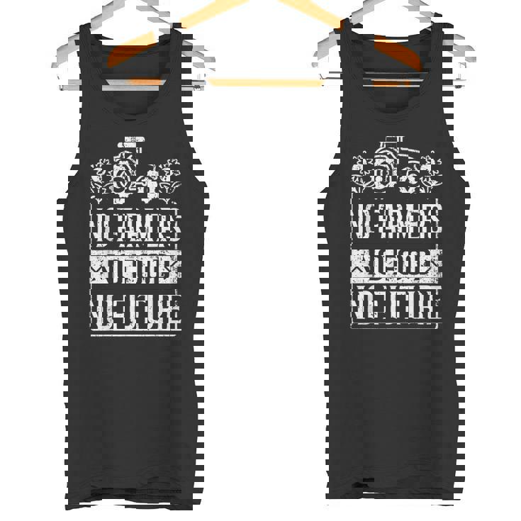 No Farmers No Food No Future ファーマー 農場農場農業 タンクトップ