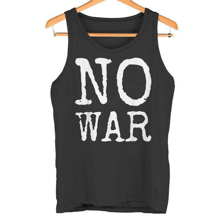 No War 平和 平和の鳩 アゲンストウォー 愛 No War タンクトップ