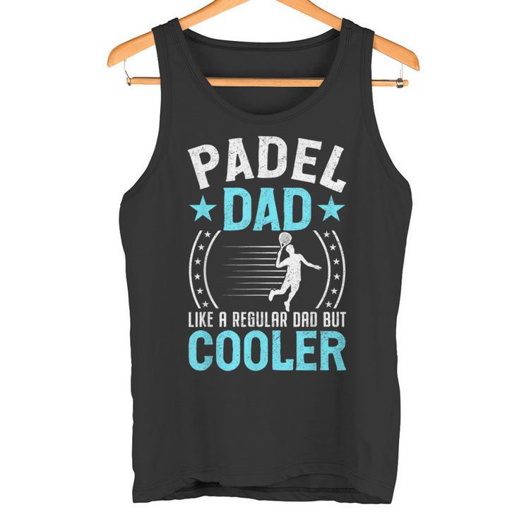 Padel Dad Uomo Divertente Papà Papà Padre Padel Fan Player Canotta