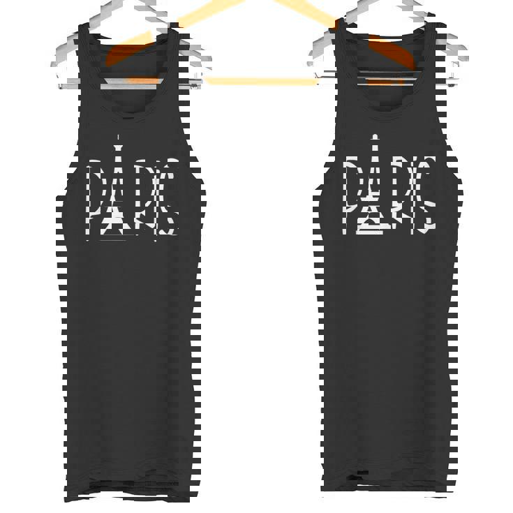 Paris Love France エッフェル塔tシャツ タンクトップ