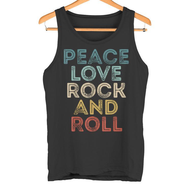Peace Love Rock And Roll ピース・ラブ・ロックンロールtシャツ ロックンロール・ミュージック タンクトップ