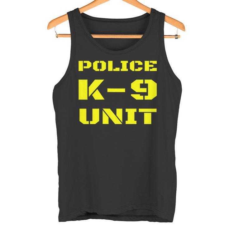Police K-9ユニット ドッグハンドラー オンデューティー K9 チームオフィサー タクティカル タンクトップ