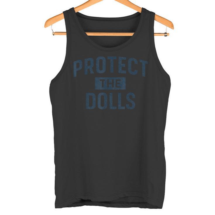 Protect The Dolls ドールを守れ ダメージ加工 タンクトップ