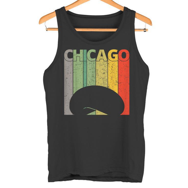 Retro Chicago Intage Chicago Bean Cloud Gate タンクトップ