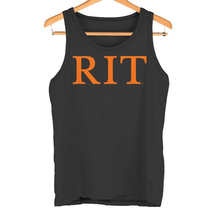 Rochester Institute Of Technology Rit Orange Type タンクトップ