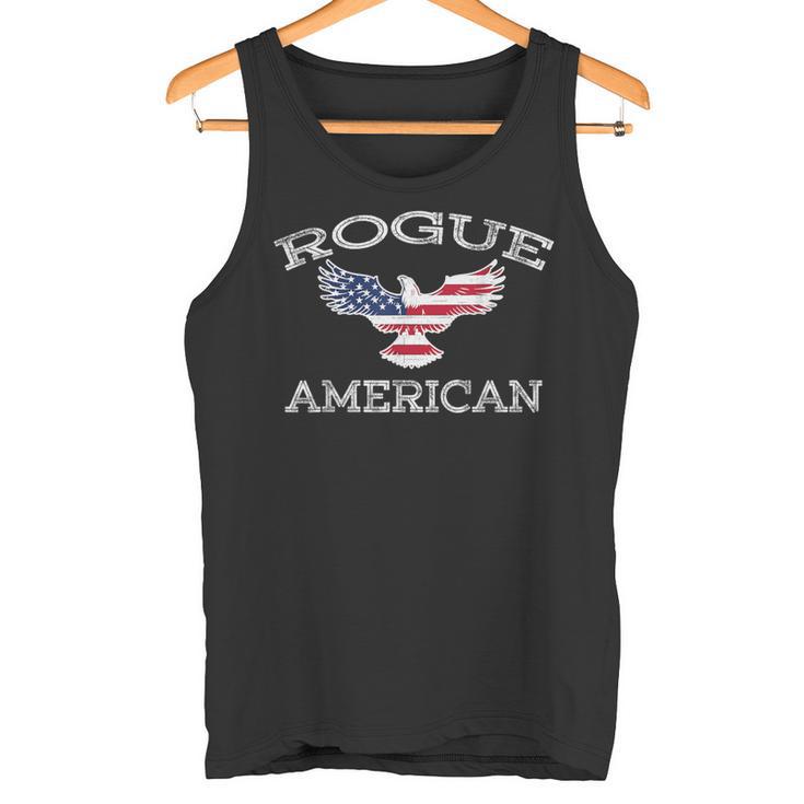 Rogue America ユーズド加工 アメリカ国旗 イーグル タンクトップ