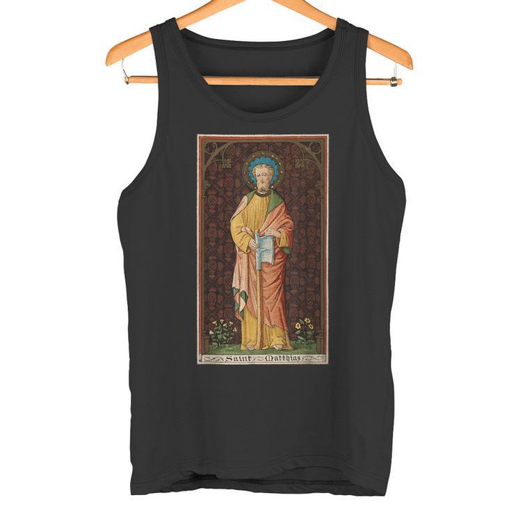 San Matías Apóstol Hacha Patrono Católicointage Camiseta sin mangas