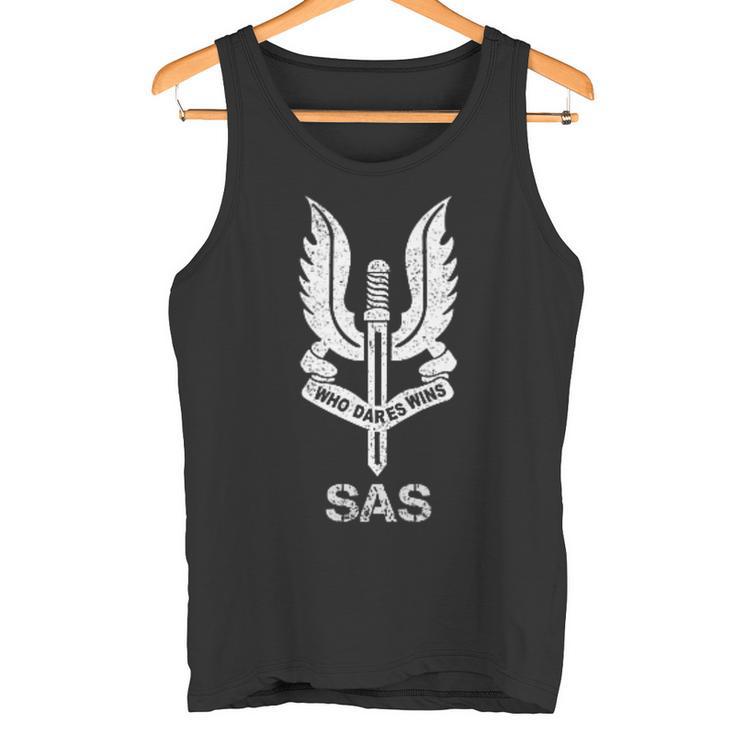 Sas 特殊部隊 スナイパー退役軍人 ビンテージフラッグ 7月4日 タンクトップ
