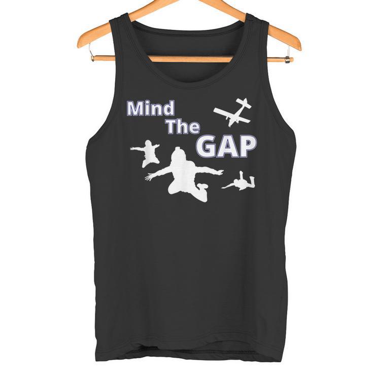 Sky Diving Mind The Gap 面白いスカイダイバー タンクトップ