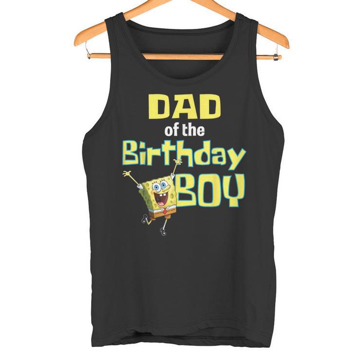 Spongebobquarepants Papà Del Compleanno Ragazzo Canotta