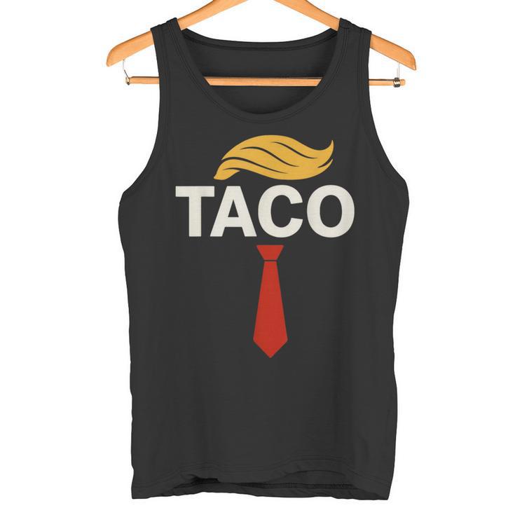 TACO トランプズ・オールウェイズ・チキン・アウト・タコス タンクトップ
